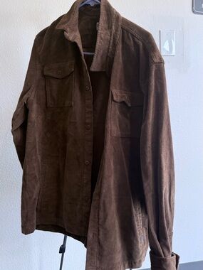Men's tan Corduroy Button-Up Jacket by Barbour